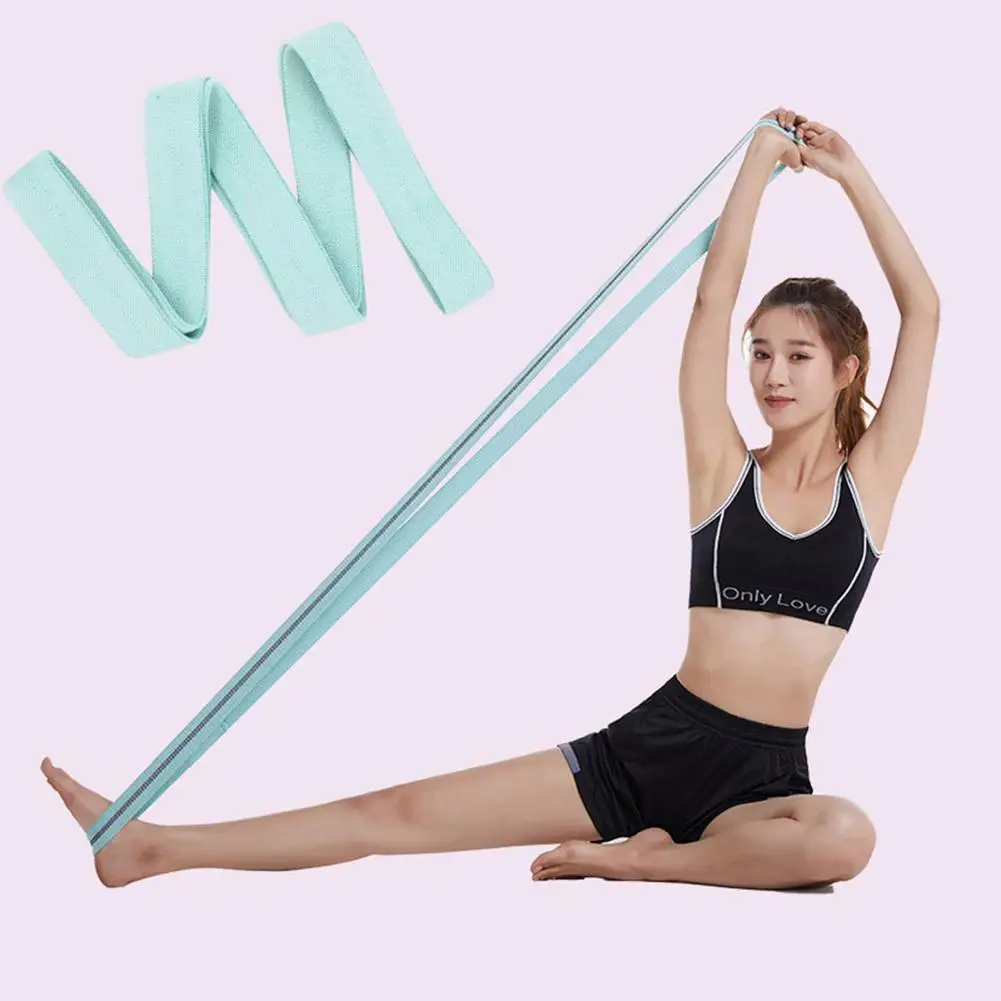 Эластичная лента для йоги из натурального латекса прочный пояс занятий фитнесом