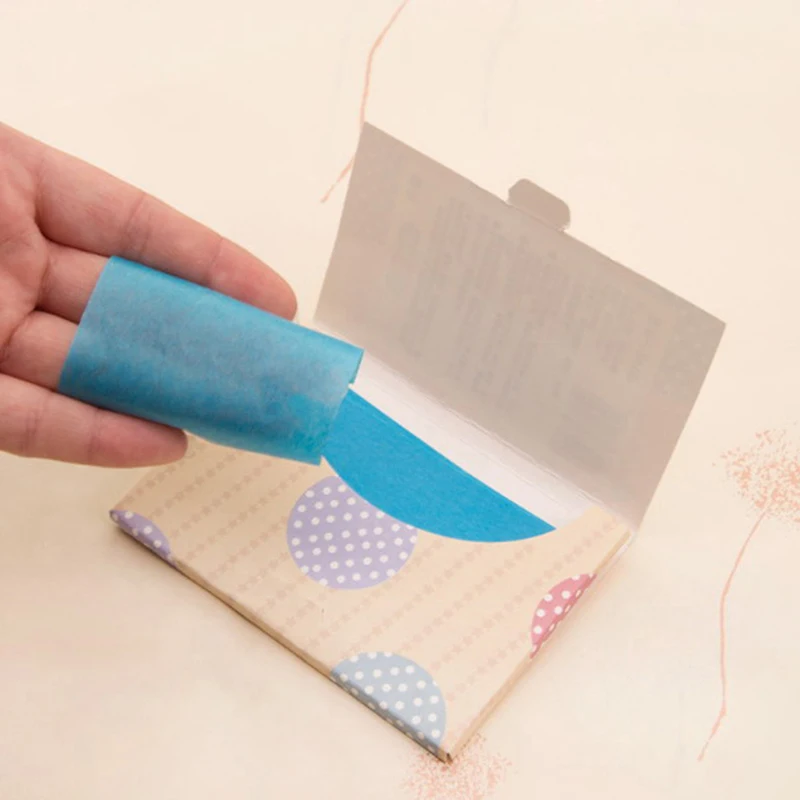 50 ⑤ кор. бумага для поглощения масла макияжа очищения лица впитывает увлажнение