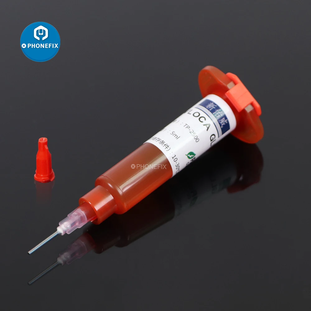 uv liquid glue TP-2500 5/10ml LOCA Liquid Optical Clear Adhesive Mobile Phone LCD Touch Screen Glass Repair with Syringe Needle |