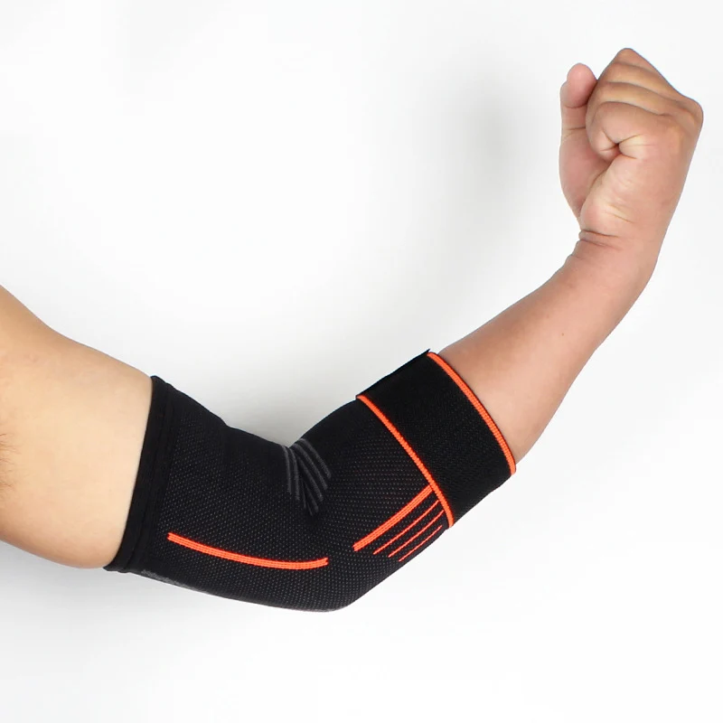 

1 Pcs Breathable Weaving Elbow Support Brace Pressurized Outdoor Elbow Pads Strap for Sport Fitness EK-New