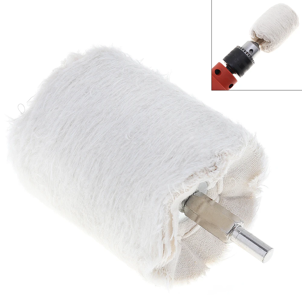 Цилиндрический конус Т образная белая ткань полировка колеса зеркальный буфер