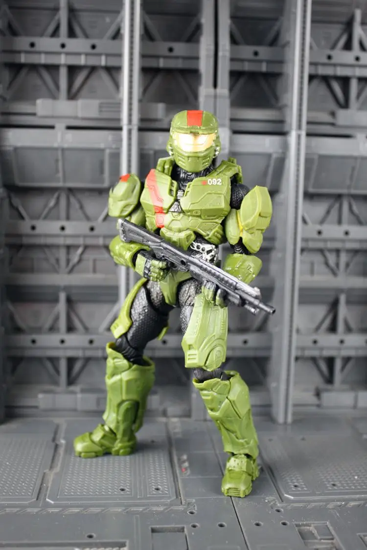 Оригинальная экшн фигурка игрушки Mcfarlane Halo Series 5 дюймов Спартанский солдат Локке