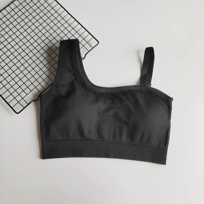 Black Bra Женские Штаны Для Йоги, бесшовная одежда для фитнеса, спортивная одежда, женские леггинсы для спортзала, мягкий пуш-ап спортивный бюстгальтер на бретелях, спортивный комплект, спортивный костюм - Цвет: Black Bra
