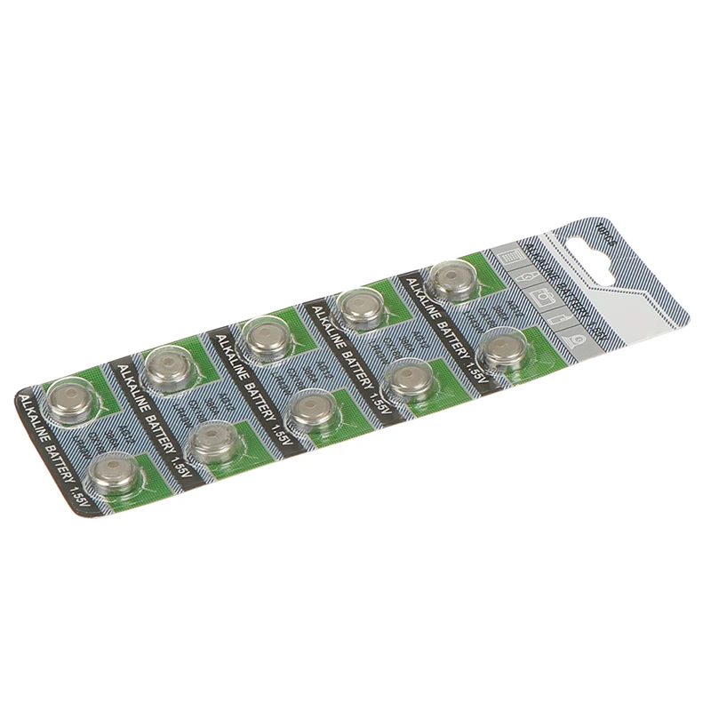 10 шт./лот AG12 LR43 L1142 SR43 386A часы Камера монета кнопочная ячейка Батарея|Часовые