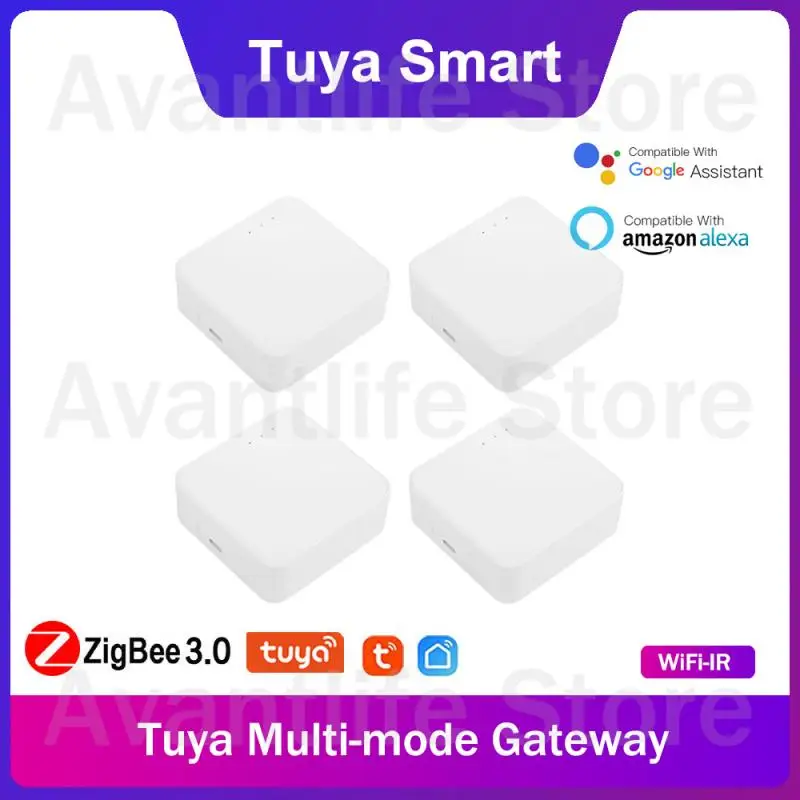 

Умный шлюз Tuya Wi-Fi Zigbee, хаб с дистанционным голосовым управлением для умного дома, работает с приложением Alexa Google Home