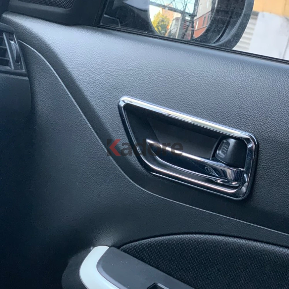 Подходит для Suzuki Swift АБС матовая внутренняя дверная ручка, накладка, защитная наклейка, аксессуары для автомобиля