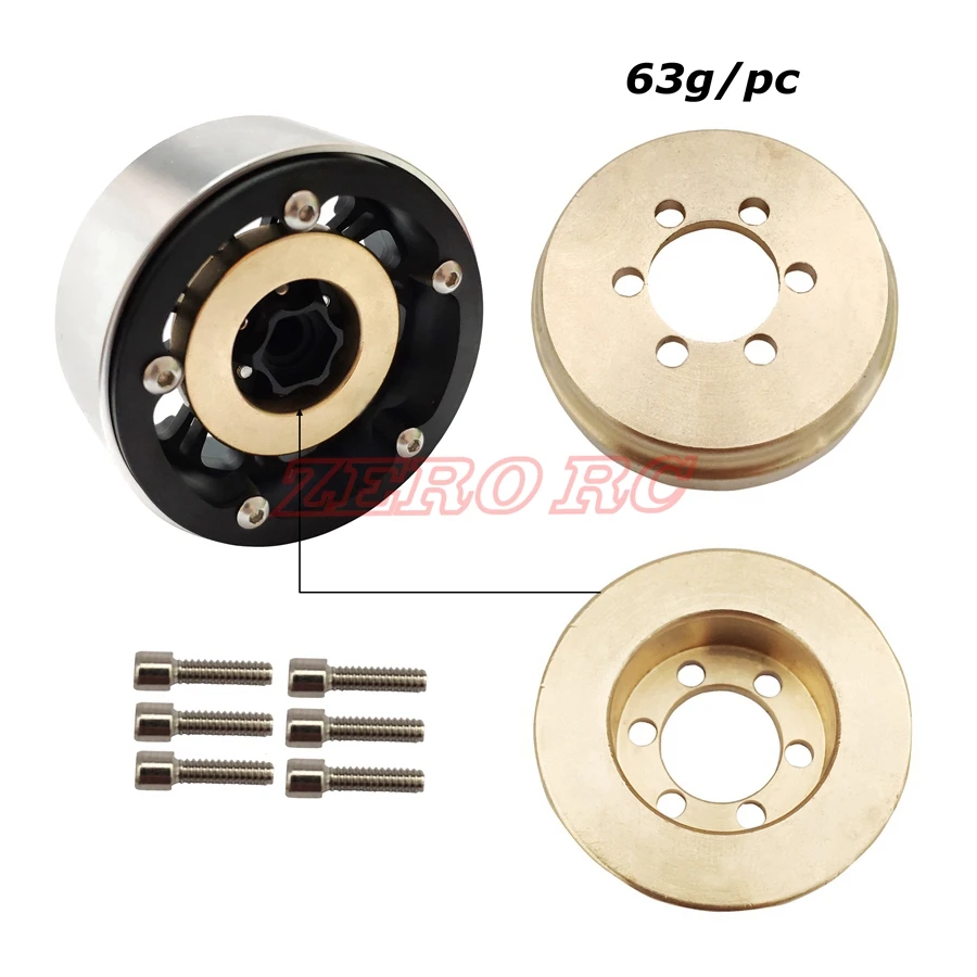 Латунный противовес для обода колеса 2 шт. 63 г колес 1 9 дюймов VP или с 6 отверстиями