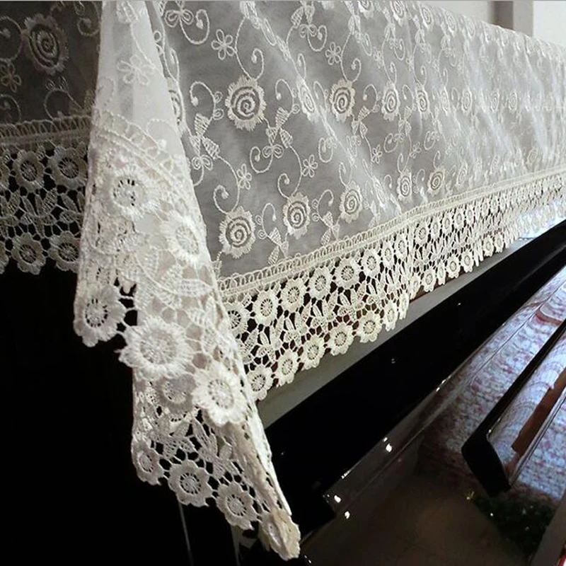 Кружевной чехол для пианино 90x180 см 1 шт. декоративная ткань скатерть