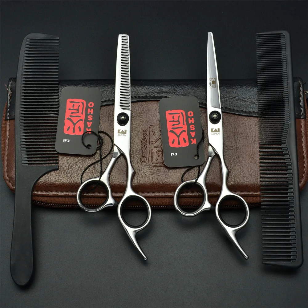 

Japan 440C Original 6.0 Professional Hairdressing Scissors Professional Barber Scissors Set Hair Cutting Shears Scissor Haircut