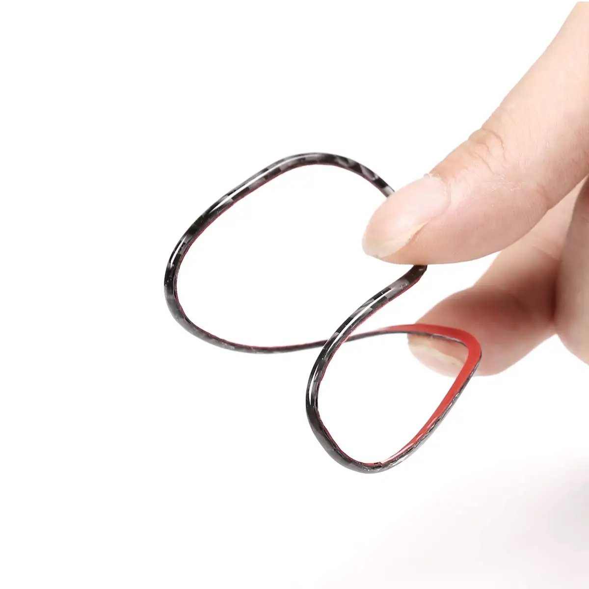 Чехлы из мягкого углеродного волокна для хранения перчаток наклейки с отделкой