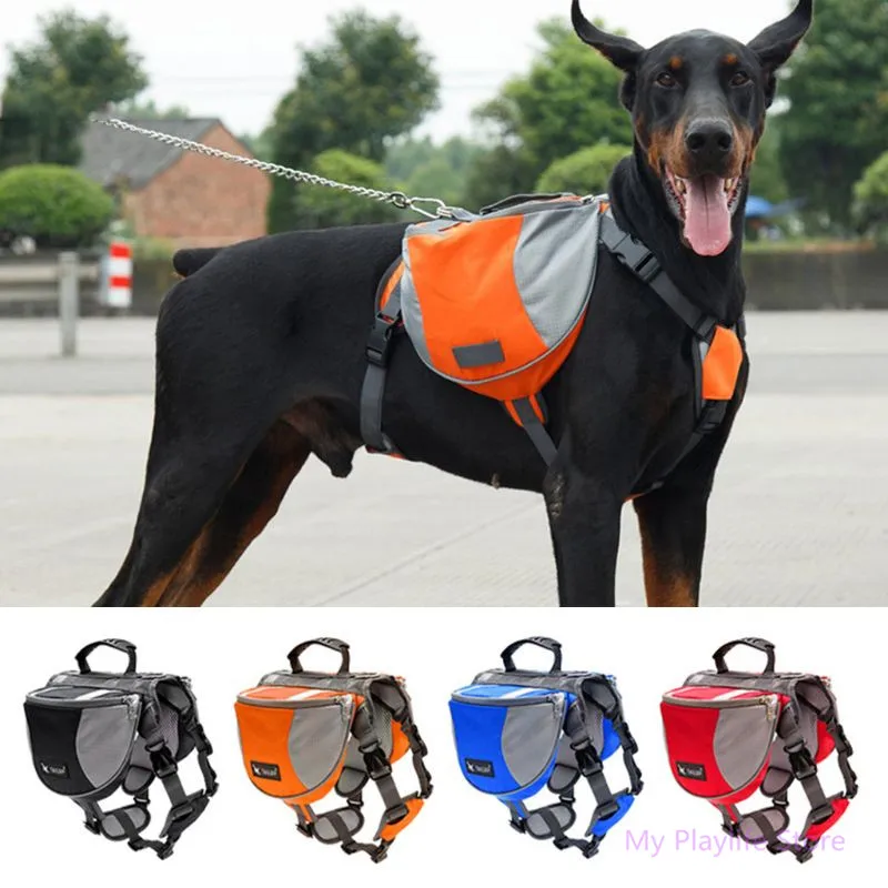 

Pet Dog Saddle Bag Pack Backpack Medium Large Large Dogs Bag for Outdoor Hiking Camping Pet Carrier Pet Training Supplies C42