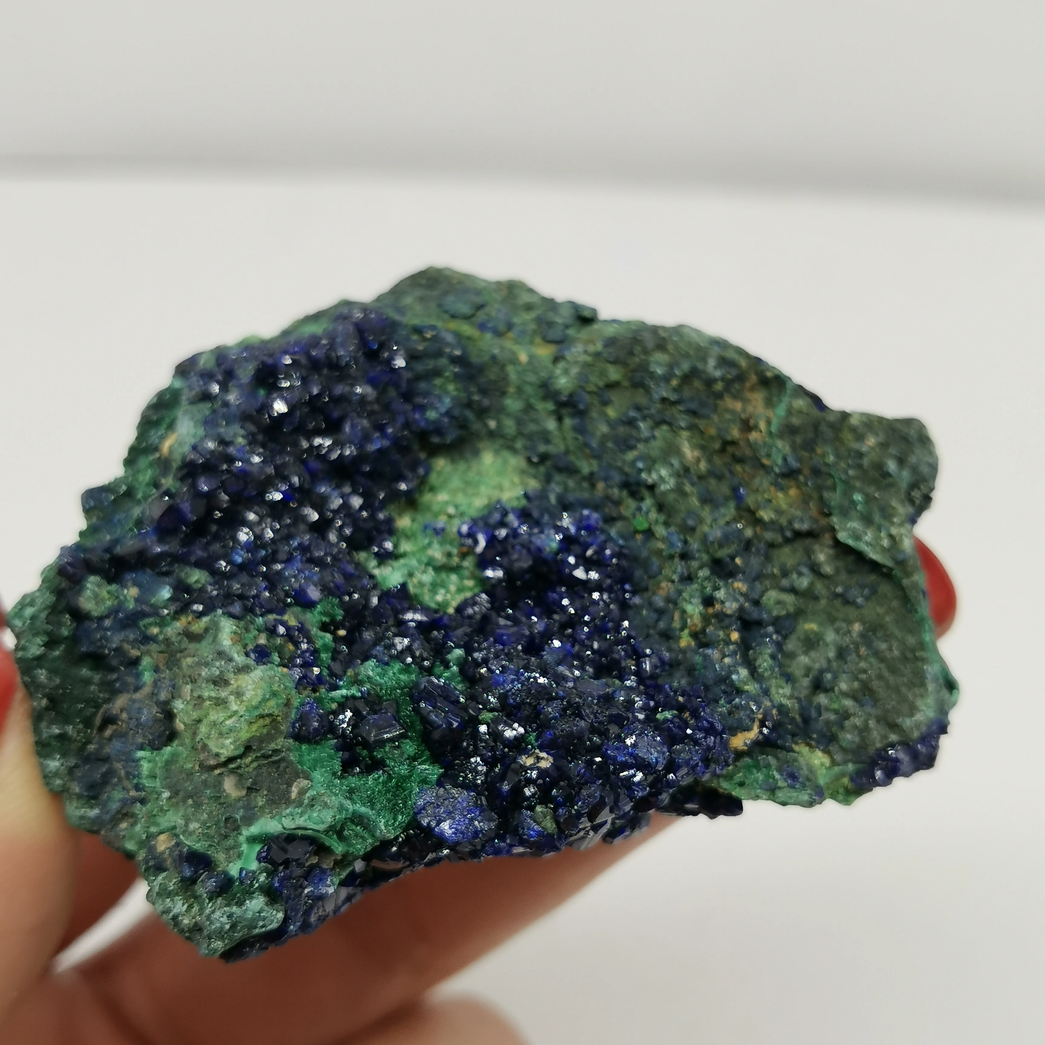 38 г натуральный материал образец azurite геодезический целебный Буле Малахитовый