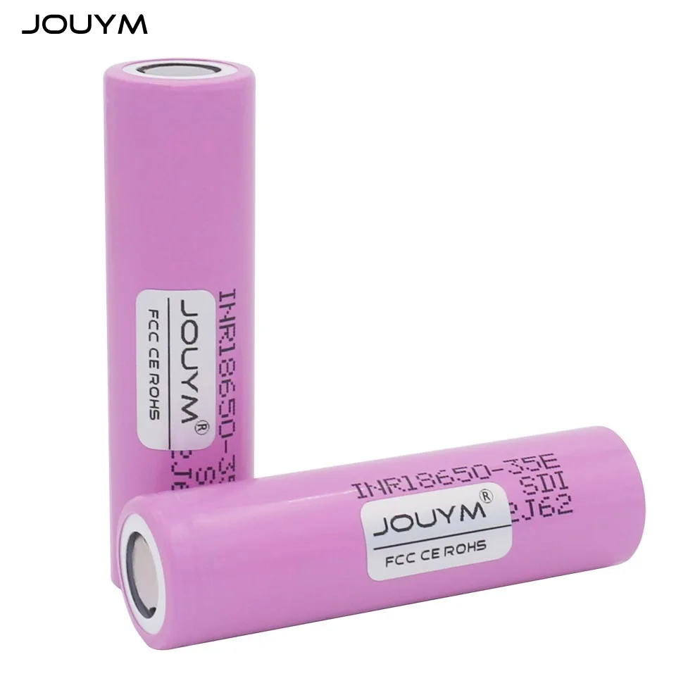 JOUYM аккумулятор 18650 оригинальный INR18650 35E 3 7 v 3500mah литий ионная аккумуляторная