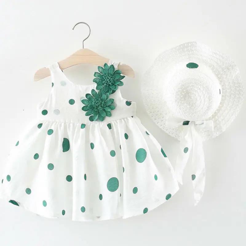 Платье для маленьких девочек лето 2019 Новое Детское платье из 100% хлопка принцессы