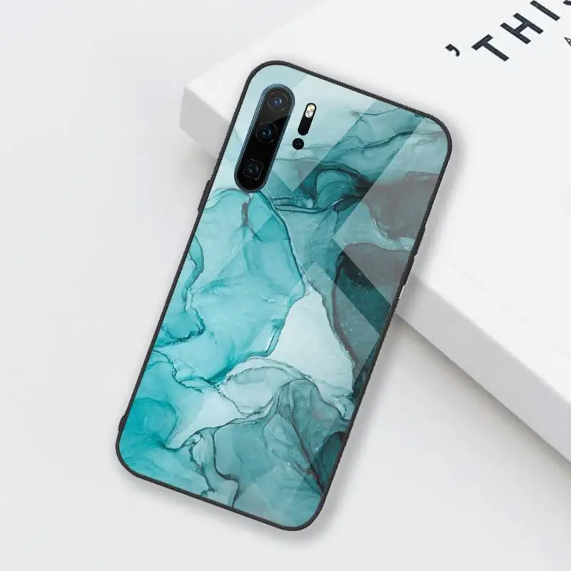 

Matte Marble Cartoons Phone Case Tempered glass for Huawei Honor Mate P 9 10 20 30 8X 7A V10 Pro Plus Lite NOVA 3E 3I 5 5I Pro