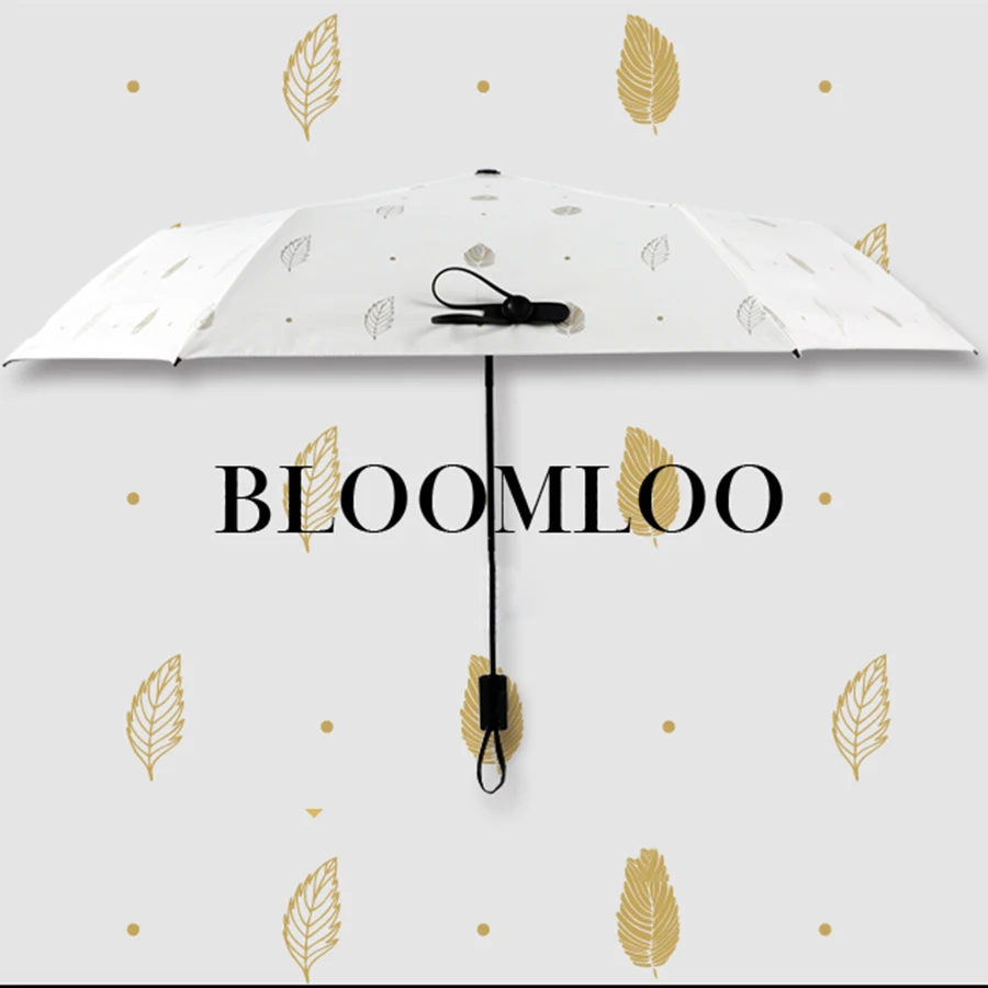 Мини-зонт с листьями для солнечных женщин портативный ультралегкий Зонт защитой