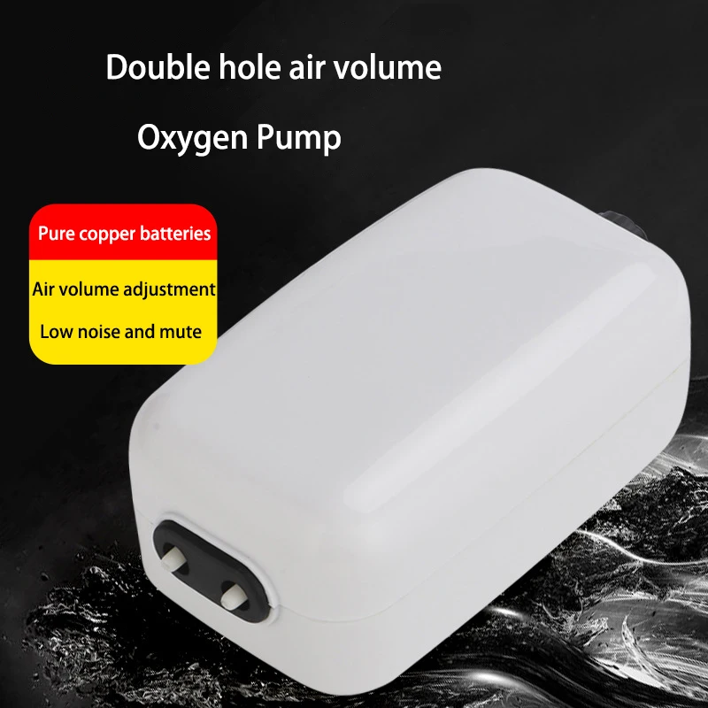 

Oxygen pump Fish farming Aeration pump Aquarium supplies Air Pump Air Compressor Aquarium Air Pump Fish Tank Silent