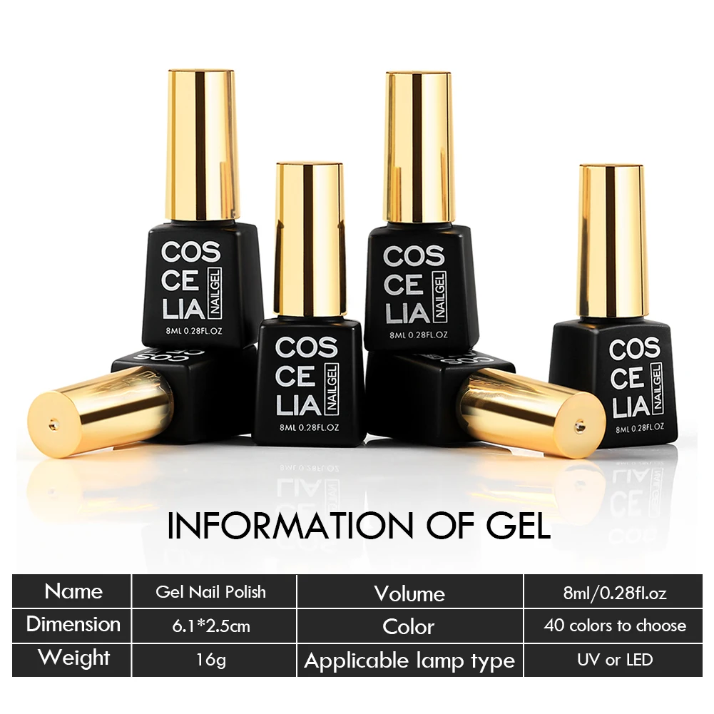 COSCELIA 54 Вт светодиодные лампы набор гель лаков для ногтей инструменты маникюра