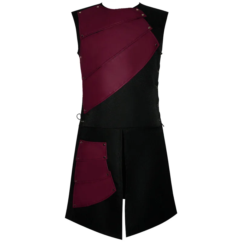 Мужской средневековый Ретро Римский самурайский Арчер пальто Larp Knight Hero Костюм