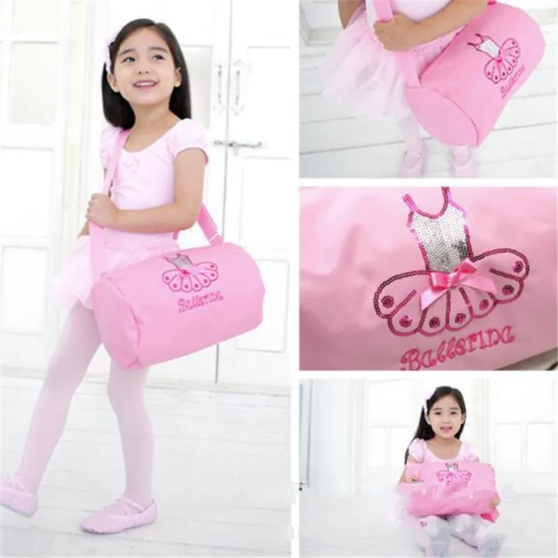 

Ballet Dance Bags Pink Women Girls Ballet Sports Dance Girls Package Dance Backpack Baby Barrels Package Ballet Bag Handbag