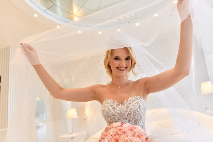 Свадебные белые/цвета слоновой кости Длинные свадебные Фата Мантилья аксессуары