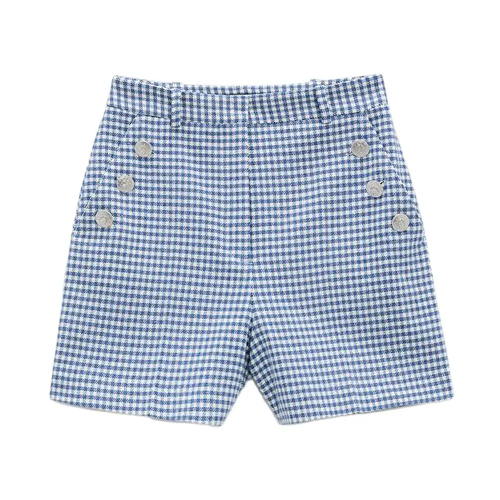 

Женские шорты на пуговицах DiYiG, повседневные шорты с высокой талией и орнаментом, весна-лето