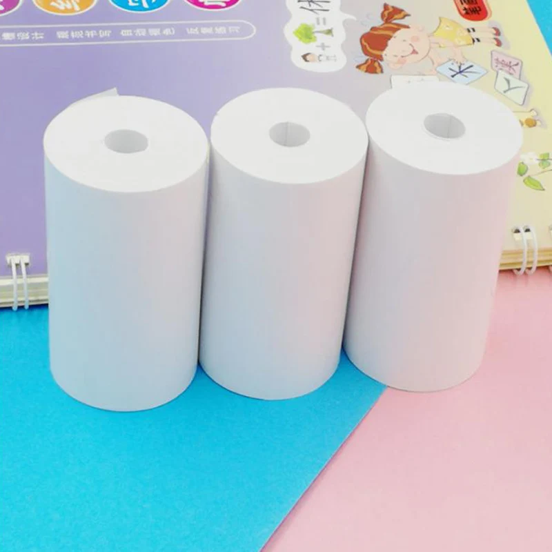 

2Rolls Thermal Paper Label Paper for Cash Registers Mini Thermal Printer 57*30mm
