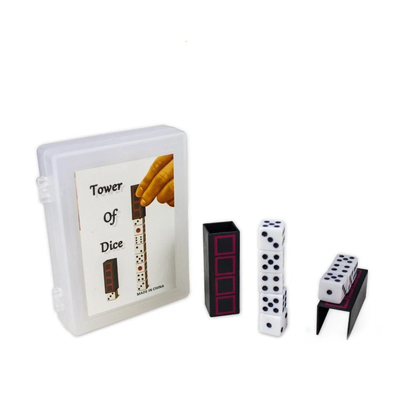 

Креативная башня из Волшебные трюки с костями кубиков, 1 набор, магические реквизиты для съемки крупным планом, игрушки