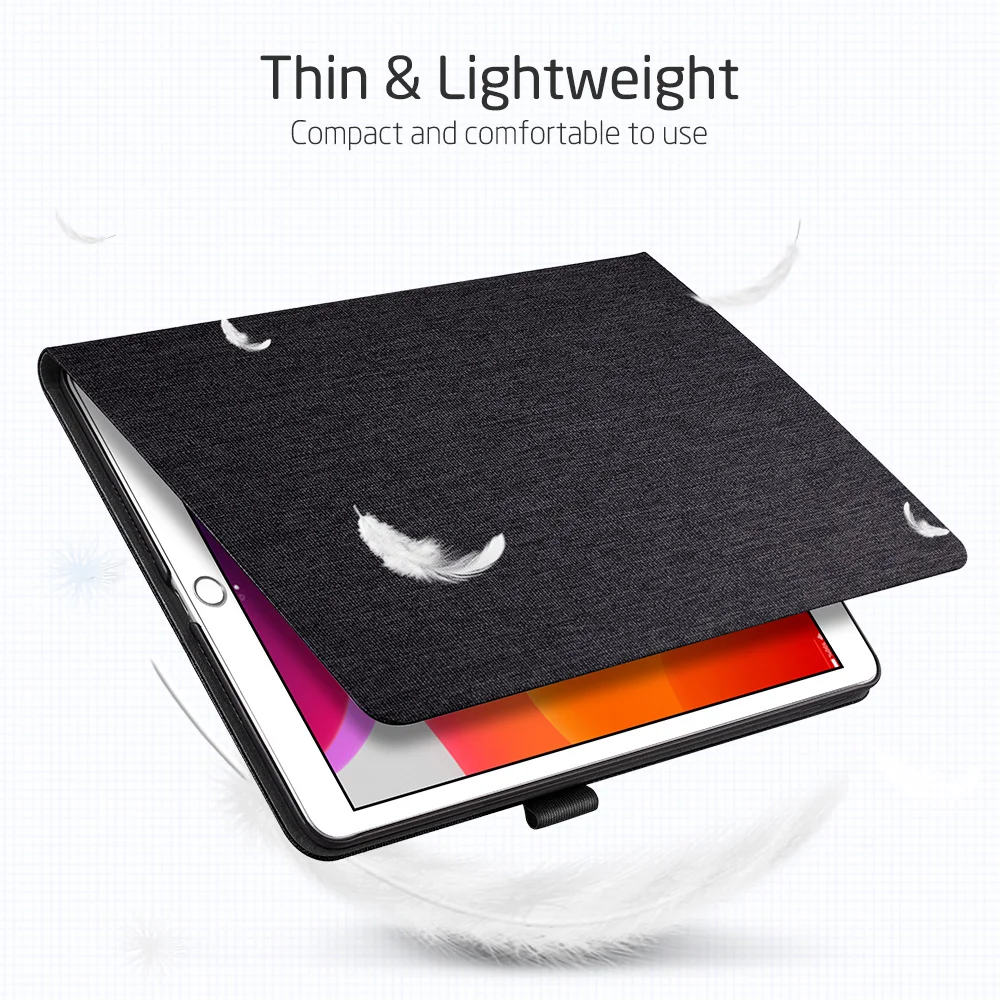 Чехол ESR для iPad Pro 12 9/11 2020 2018 11/10.5 7th/Mini 1 2 3 4 5/iPad Air ткань Оксфорд PU кожаный смарт
