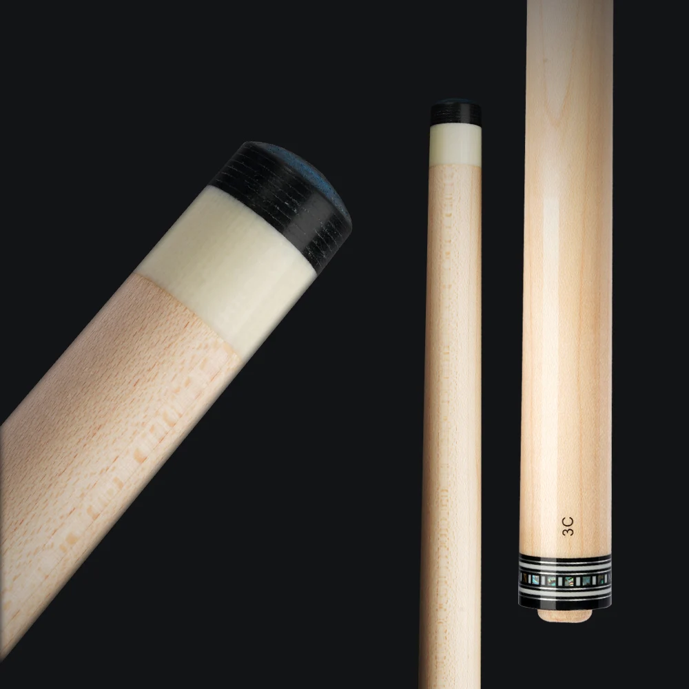 Бильярдный кий HOW Carom Stick Professional Korean 3 Cushion Taper с наконечником 12 мм и длиной 142 см для игры в французский бильярд Libre.