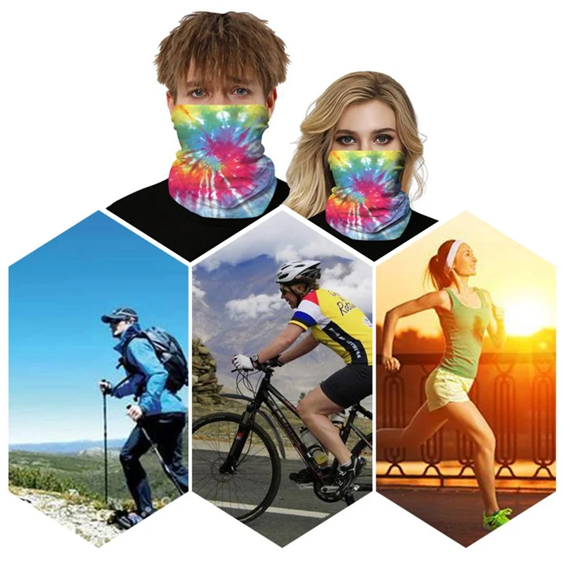 Велосипедная трубка шеи Бандана спортивный ветрозащитный шарф 3D цифровая печать