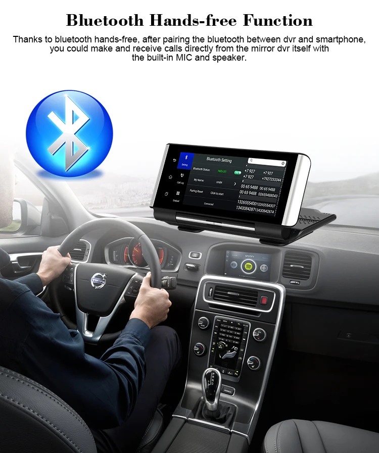 Maiyue star 7 дюймов 4G Автомобильный видеорегистратор DVRFHD 1080P Android Dash камера gps навигация ADAS Автомобильный видеорегистратор двойной объектив с камерой заднего вида