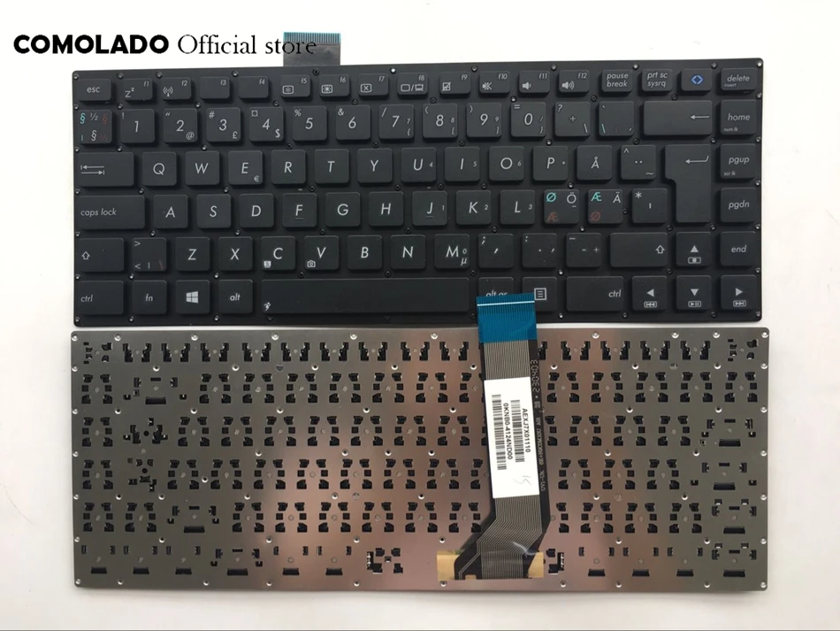 Клавиатура для ноутбука ASUS VivoBook S400 S400C S400CA S400E Noframe черный|Клавиатуры замены| |