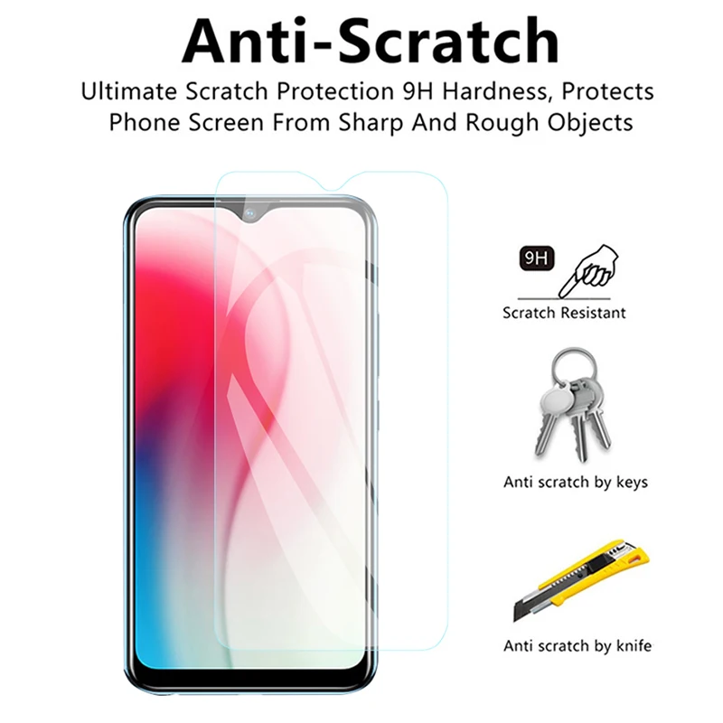 ДЛЯ vivo Y17 Y12 Y15 S1 V11 V11i закаленное стекло 2.5D Премиум Защитная пленка для экрана VIVO iQOO