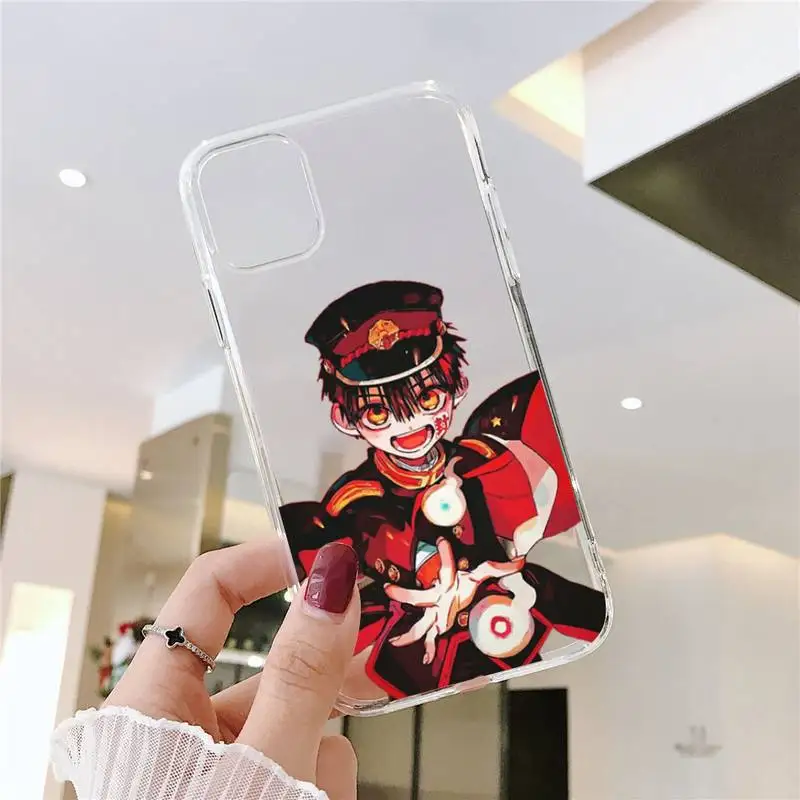 

Toilet bound Hanako kun Anime Phone Case Transparent for iPhone 7 8 11 12 s mini pro X XS XR MAX Plus cover funda shell
