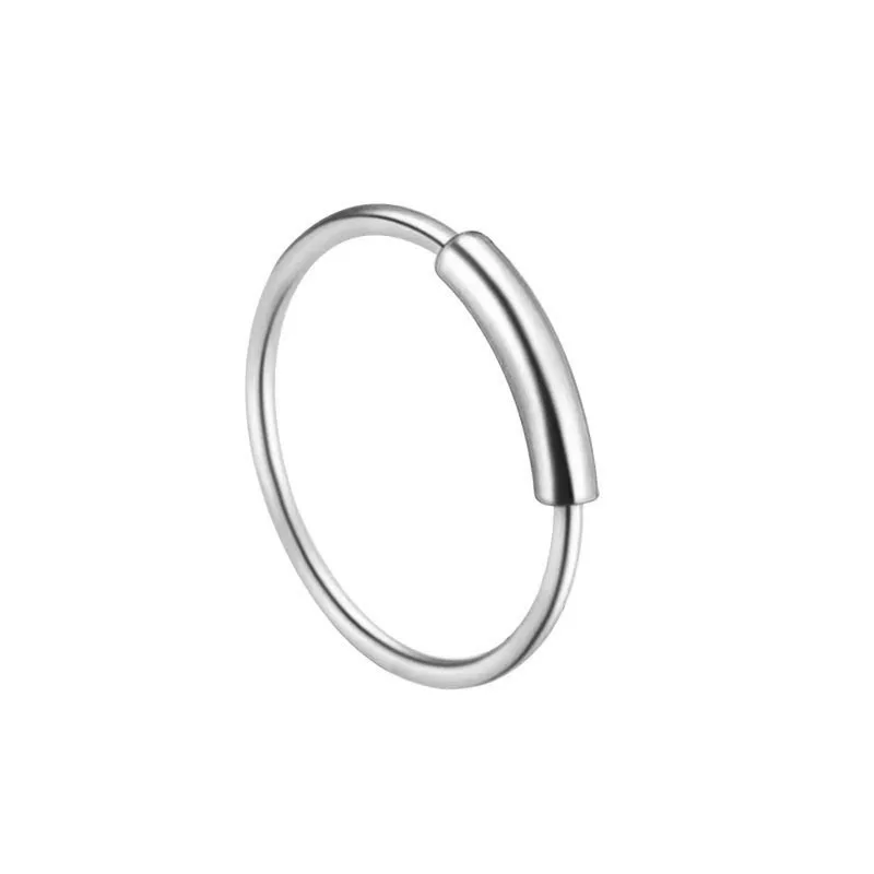 5 шт. хирургическая Сталь в форме сердца звезды Циркон нос кольцо с винтом L