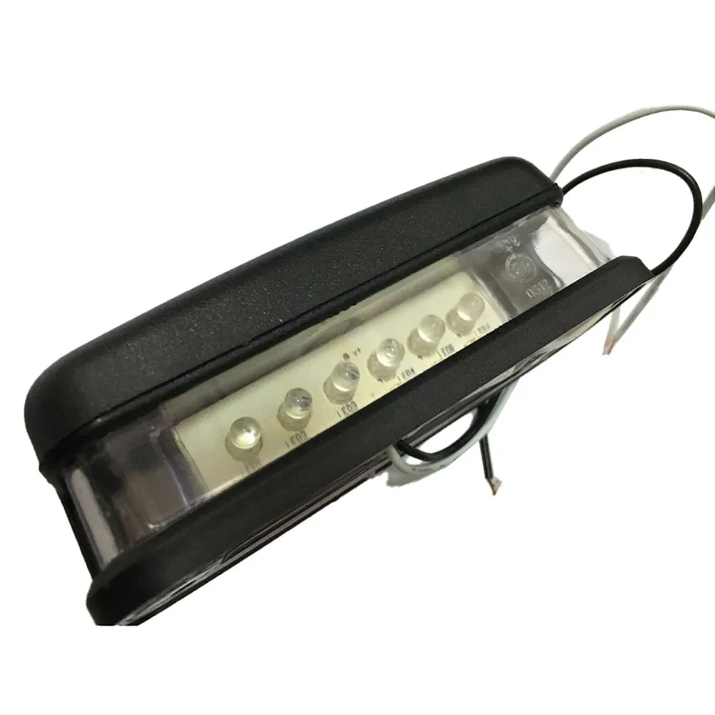 

Replacement Truck Number Plate Light Universal Useful 1pcs 6 LED 6000K ABS