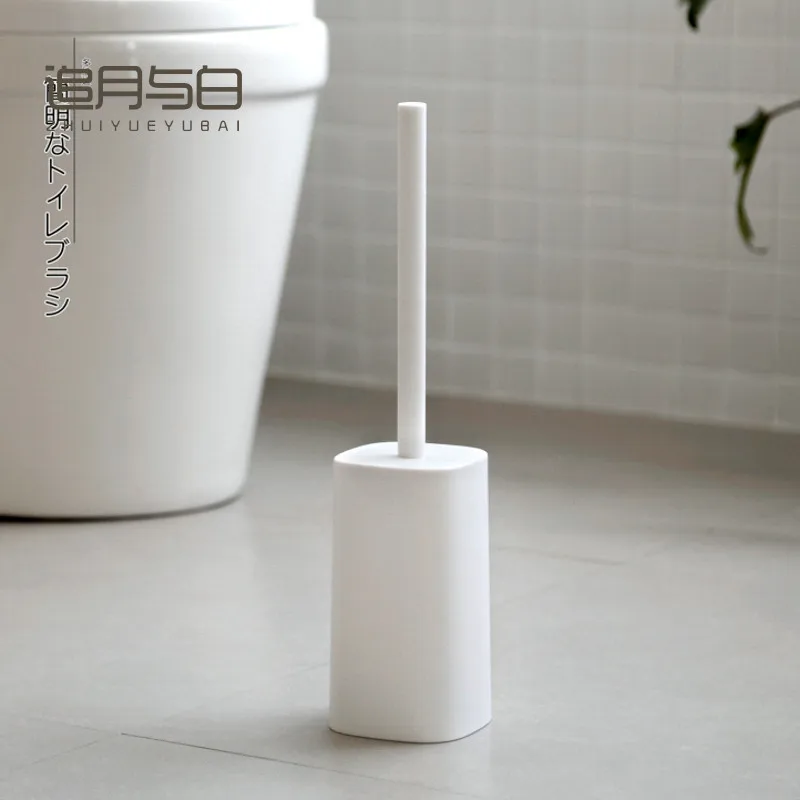 

White Toilet Brush Holder Soft Bristle Leak Proof Bathroom Cleaner Brush Szczotki Do Toalety Toilet Brush Holders BG50TB