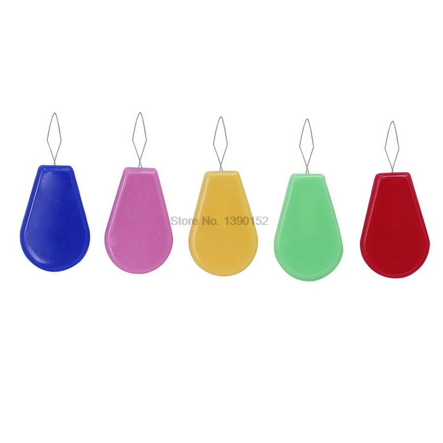 500bag 10/20PCS Sewing Stitch Bow Wire Needle Threader Insertion Household Tool Colorful Hand Craft Plastic Machines | Дом и сад