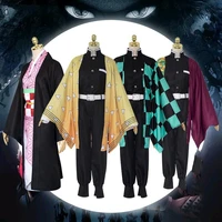 demon slayer kimetsu no yaiba anime cosplay costume kimono set kamado tanjirou japanese adult costumes