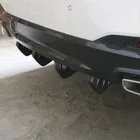 4 шт. Универсальный Автомобильный задний бампер, литая Акула спойлер для Citroen C-Beau C-Triumph Picasso C1 C2 C3 C4 C4L C5 ElyseeDS-серии