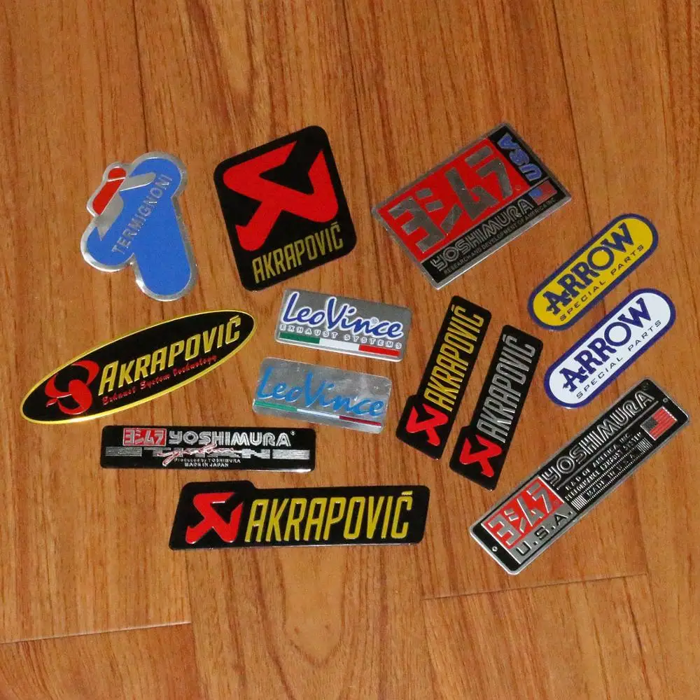 Мотоциклетная 3D алюминиевая наклейка 3 м клейкая для Kawasaki Ducati Honda Suzuki Yamaha BMW KTM