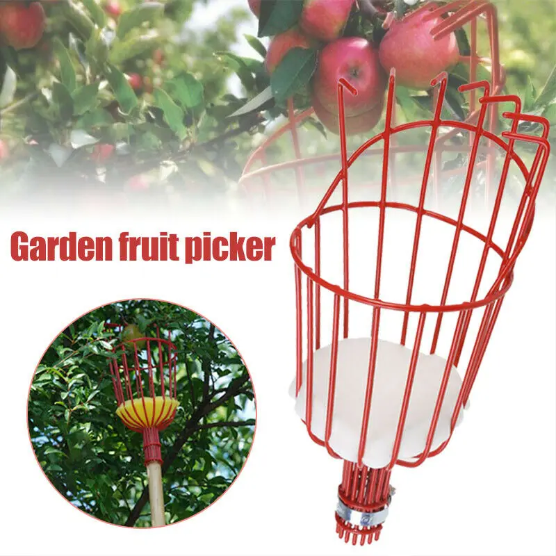 

Fruit Picker Basket Catcher Picking Fresh Orange Garden Tools For Broom Pole Stick Easy To Grab Fruitherramientas Dropshipping