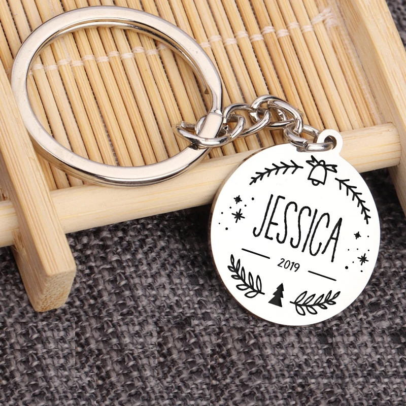 Болтающийся круглый брелок сумка очаровательные пользовательские имена Веселый