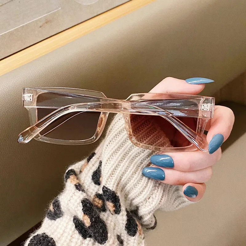 

OIMG Fashion Small Frame Square Sunglasses Trend Lady Personality Vintage Sunglasses Lady 2021 New Brand Designer Sunglasses