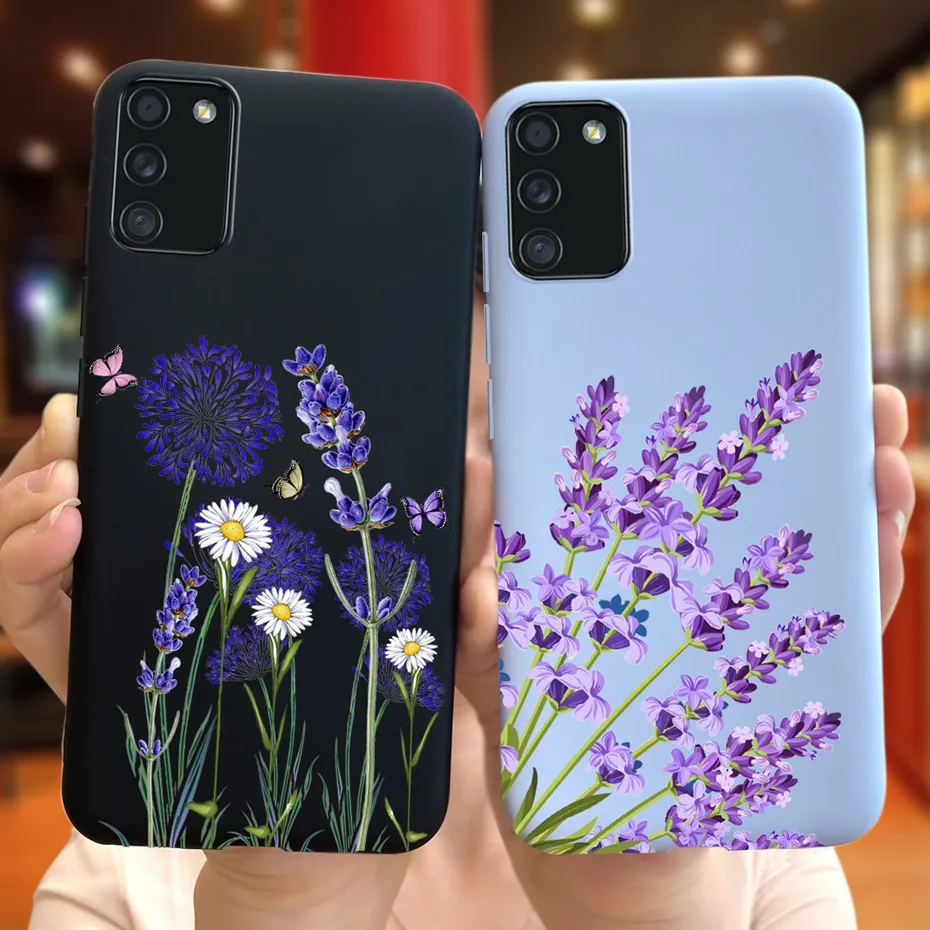 Милый мягкий чехол с цветочным рисунком для Samsung Galaxy A02S M02S, силиконовый чехол из ТПУ, задняя крышка для Samsung A02 S 02 S M02, Защитные Чехлы