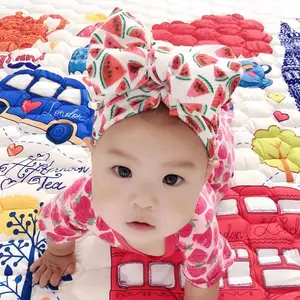 Шапка для новорожденных девочек с розовым цветком и бантиком, шапочки для фотосессии новорожденных, удобные хлопковые детские шапочки для больниц 0-3 м