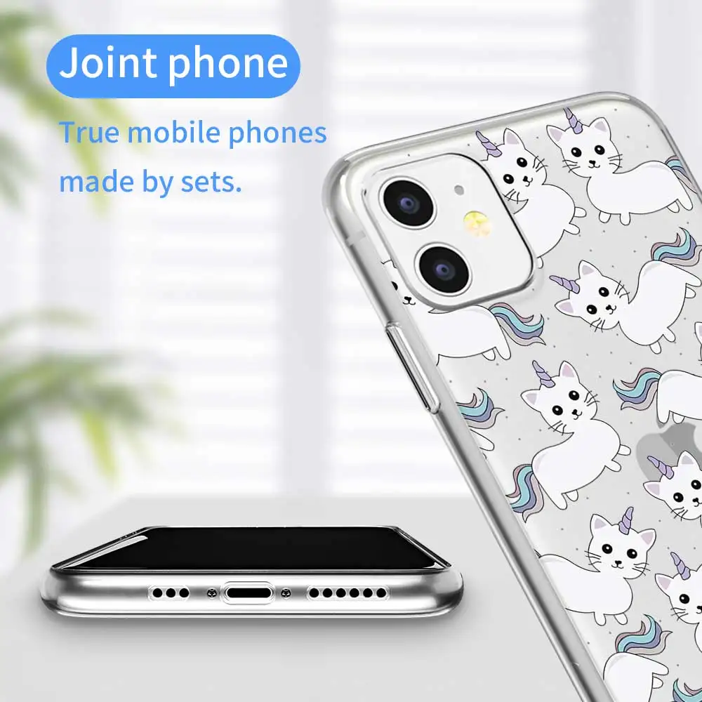 Забавный чехол для телефона с единорогом iPhone 11 Pro Max X XR XS MAX 7 8 6 6S Plus SE 2020 мягкие