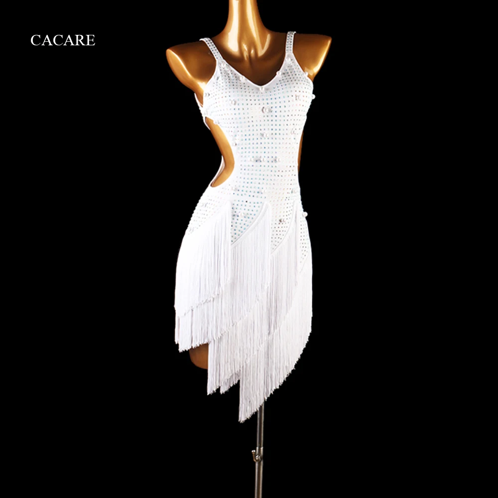 Женское платье для латиноамериканских танцев роскошное костюмы бальных на заказ