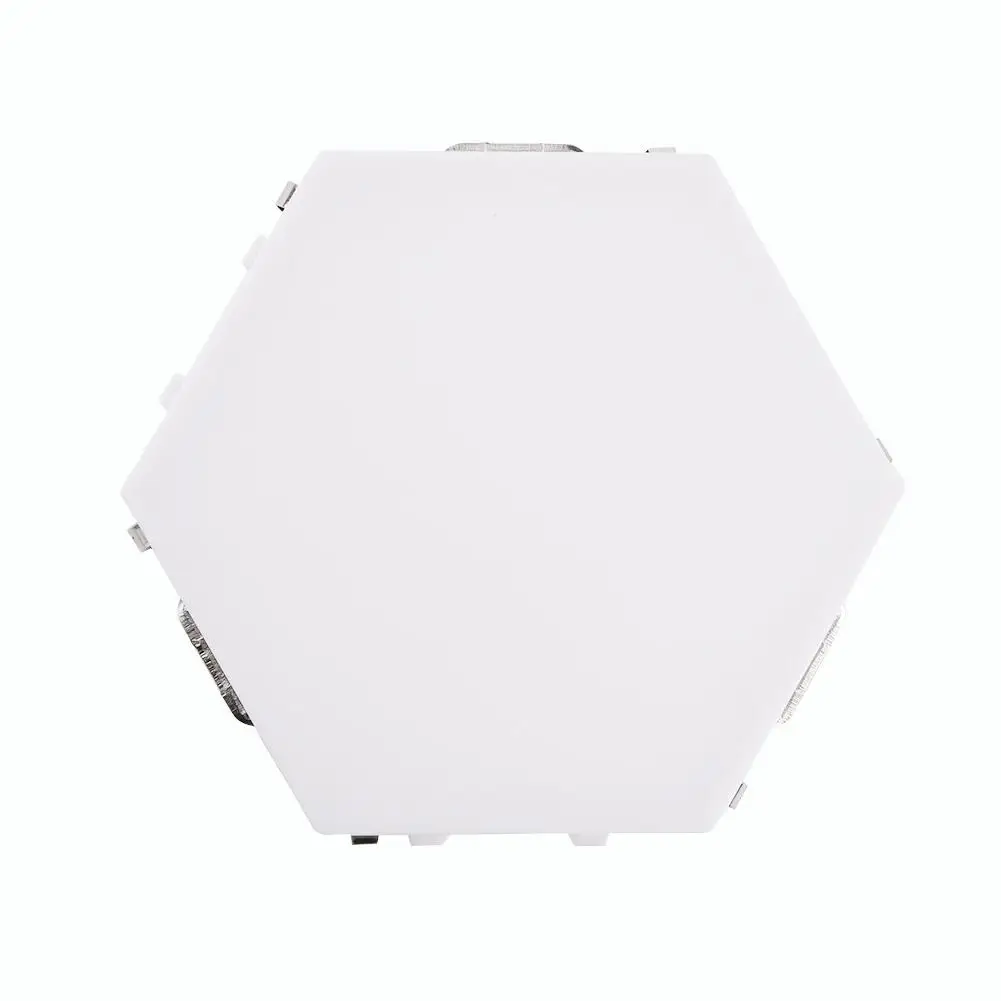 1 light no power Quantum лампа Led сенсорный настенный выключатель лампы с шестигранной головкой Магнитный модульный Сенсор Ночной светильник с возможностью креативного самостоятельного выбора между Декор Светильник для ресторана брак - Цвет абажура: 1 light no power